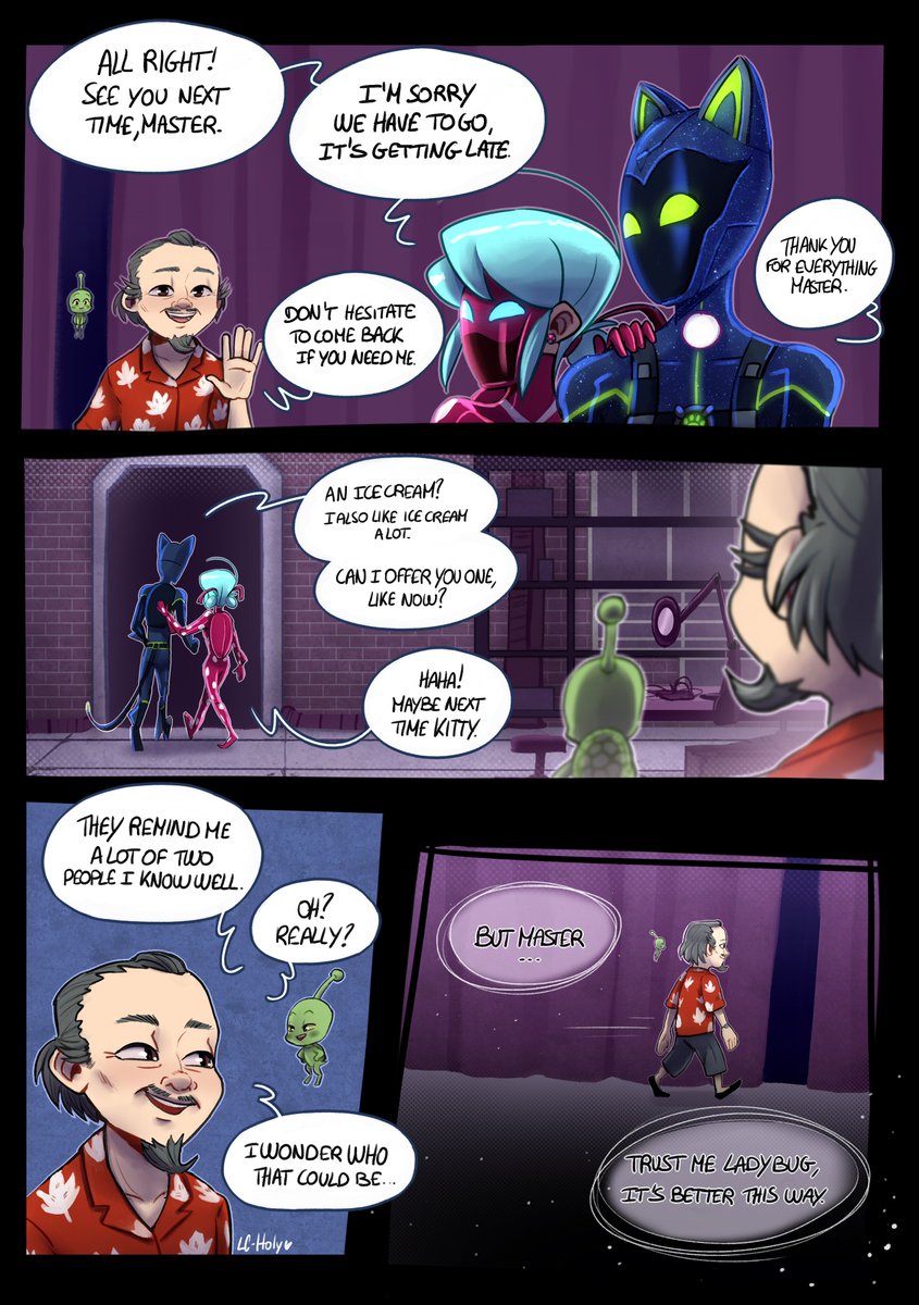 Lc Holy 3 3 I Finally Finished This Part I Might Create More Comics About My Futuristic Paris Au In The Future But For The Moment I Have Other Ideas Of Comics