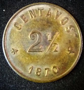 LoBuenoDeCol's tweet photo. En #Mompox varias familias tuvieron sus propias monedas, como los Germán de Ribón de origen francés que participaron en la independencia. Esta moneda de 2 centavos y medio de 1870 de los Fernández del Castillo que tuvieron su propio banco. 

#ElDato de @archivomompox ¡síganlos! https://t.co/PBnhYMswtu