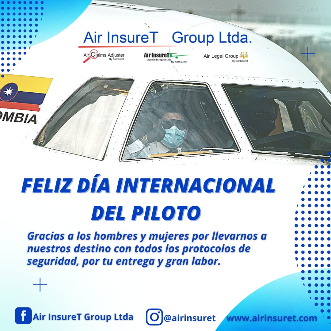 🎁💯👌😃 #Gracias 7 de abril día internacional del Piloto.
Desde #AirInsureTGroup queremos felicitarlos/as y agradecer por su gran labor ✈️ 👩‍✈️👨‍✈️✈️

📸Fotografía by <a href="/abuedito/">Diego Andrés Torres</a>
Diego Andrés Torres 💪🏼