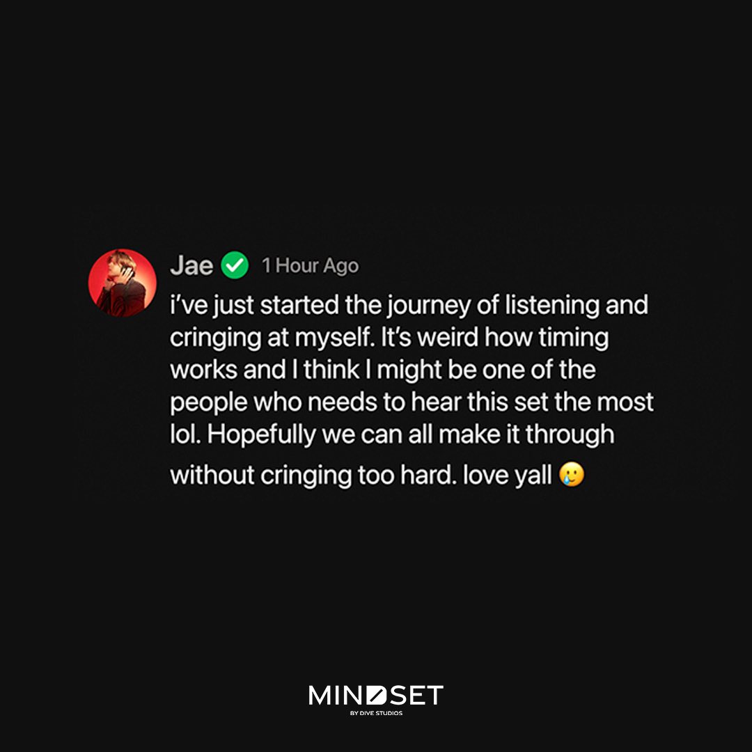 mindset_dive's tweet photo. Take time to reflect and witness yourself grow 🌱
⠀
Listen to @Jae_Day6 stories with the #MINDSET app — https://t.co/osFSWtRkOf
⠀
#Jae #DAY6 #박제형 #MINDSETxJae #DIVEStudios https://t.co/0YdcfCl73X