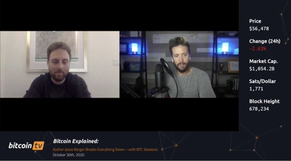 Bitcoin TV 🌽📺 (@bitcointv__) on Twitter photo LIVE now on BitcoinTV.Network
Bitcoin Explained: Author <a href="/jayberjay/">Jesse Berger</a> Breaks Everythibg Down with <a href="/BTCsessions/">BTC Sessions 😎</a> 🌽📺 LIVE now on BitcoinTV.Network
Bitcoin Explained: Author <a href="/jayberjay/">Jesse Berger</a> Breaks Everythibg Down with <a href="/BTCsessions/">BTC Sessions 😎</a> 🌽📺