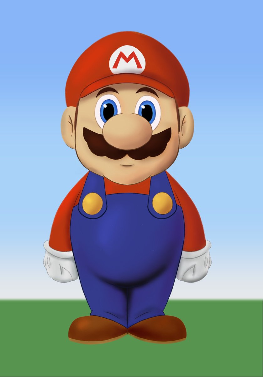 LukeScribnerArt's tweet photo. Here we go...

#art #procreate #digitalpainting #mario #MARIOISDEAD #Mario35 #mario64 https://t.co/aEFmUmbSkp