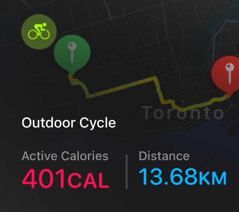 Pretty much second day ever biking to and from set. Been living in the city like two years now...