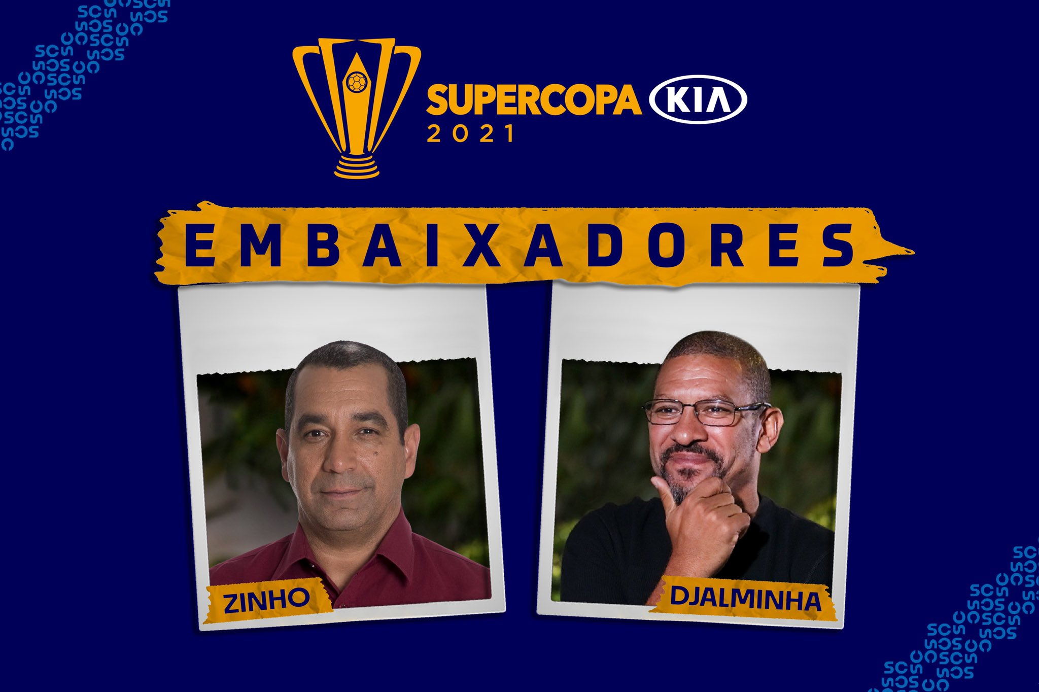 Djalminha e Zinho serão embaixadores da Supercopa que será disputada entre Palmeiras e Flamengo