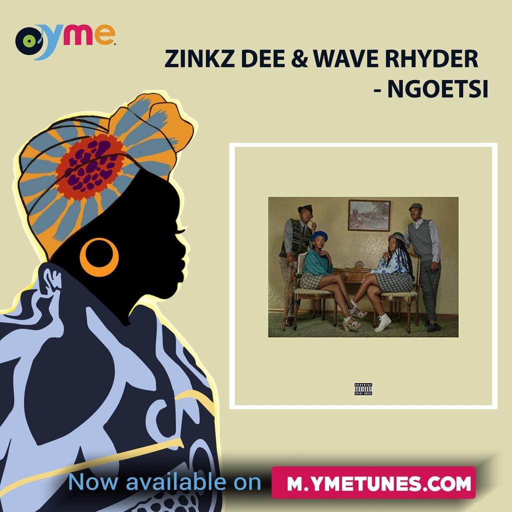 Ngoetsi Now available @ymetunes
...Zinkz & Wave - Ngoetsi ft Marcx Brass & Khomari available on YME TUNES m.ymetunes.com/wap/info.php?i…