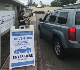 HUDPacific's tweet photo. .@PleasantonCA used #HUDSection108 to turn a warehouse into a community health center for low-income, uninsured residents. It's now a drive-thru clinic for a range of services, from regular checkups to #COVID19 vaccines and testing. 
#NationalCommunityDevelopmentWeek #CDweek2021 https://t.co/C7NULf7gM2