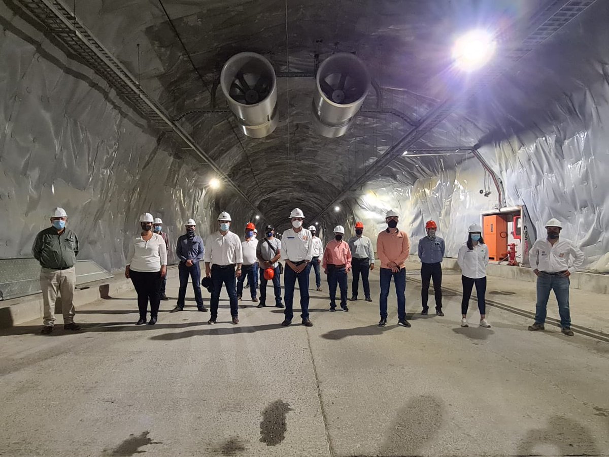 Representantes de <a href="/Oficial_ATC/">ATC Transportadores</a>, <a href="/GET_GrupoDirEje/">GET_Grupo_Empresarial_Transporte</a>
de Antioquia, <a href="/Colfecar/">Colfecar</a> , @afse5 y <a href="/GobAntioquia/">Gobernación de Antioquia</a>
conocieron por dentro el nuevo Túnel de la Quiebra: una de las obras más destacadas del corredor, con 4,1 km en cada sentido.
#nfraestructuraParaLaGente