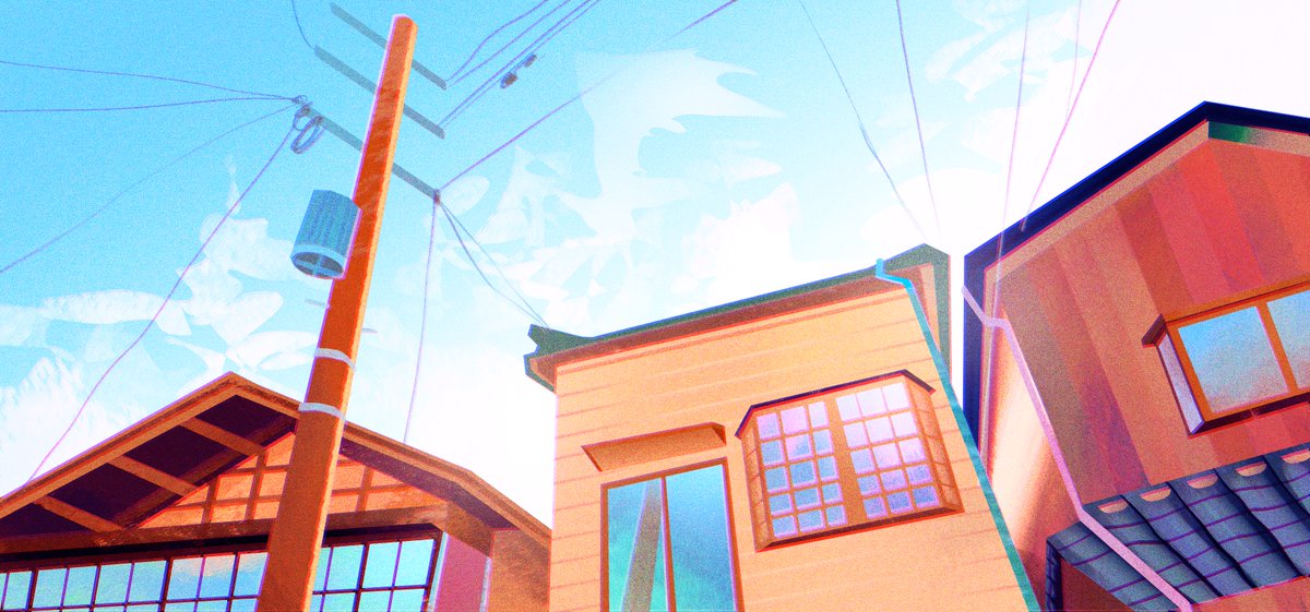 jbernadetteART's tweet image. #PleinAirpril  Day 6! I'd love to visit Japan at some point, here's Niigata using my mouse and the lasso tool✨