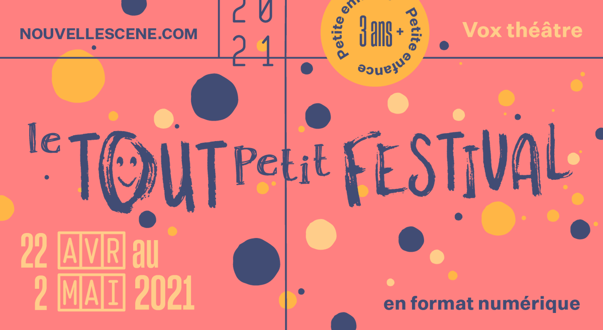 TOUT PETIT FESTIVAL 🎉 Théâtre, musique et ateliers : découvrez maintenant la programmation de ce festival des arts vivants pour les tout-petits offert sur le web du 22 avril au 2 mai! Une initiative de <a href="/Vox_Theatre/">VOX Théâtre</a>  en collaboration avec LNSGD.  toutpetitfestival.ca