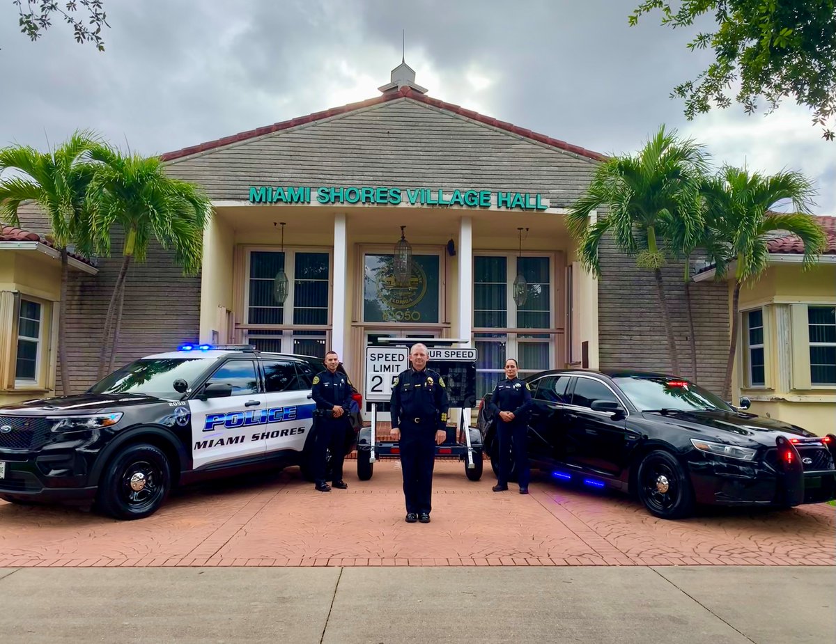 miamishores1932's tweet photo. The Miami Shores Police Department is proud to introduce the two officers who have been assigned to the traffic enforcement unit!

By enforcing motor vehicle laws we hope to decrease crashes, improve pedestrian safety, and raise awareness of safe motor vehicle operation! https://t.co/poBl9fVzLd