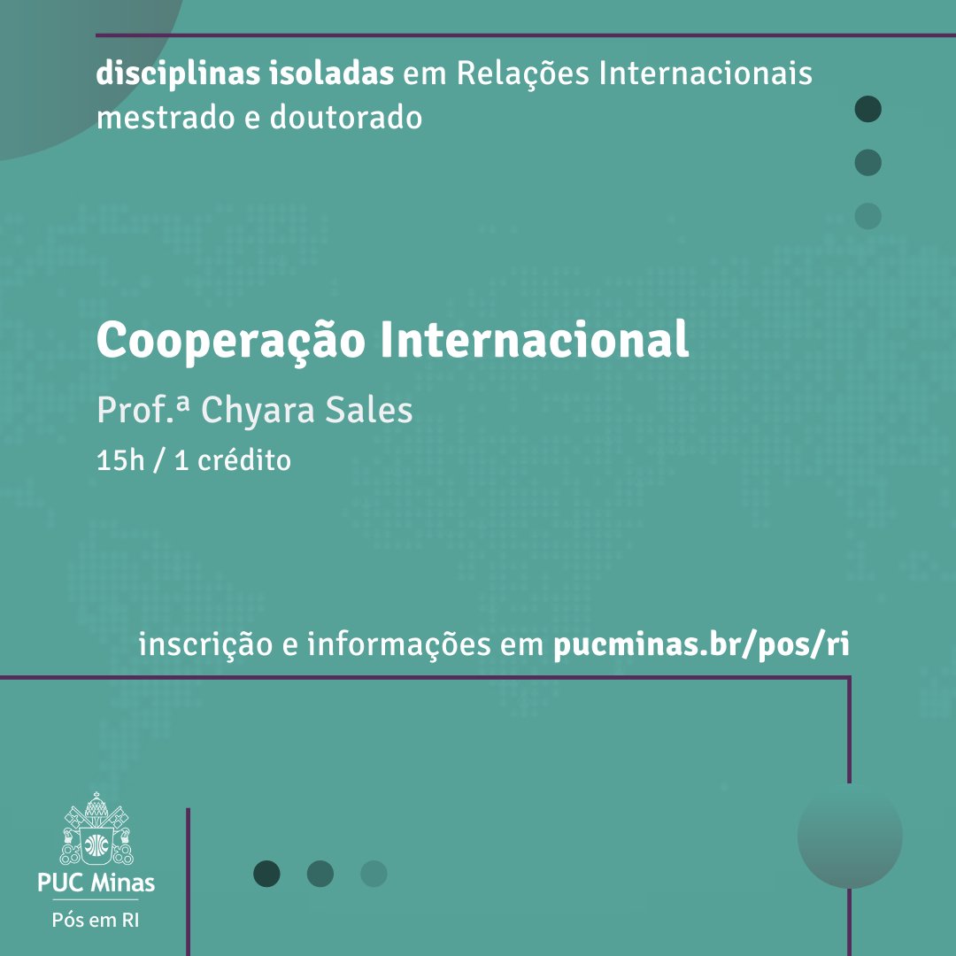 DPTO RI PUC MINAS tweet media