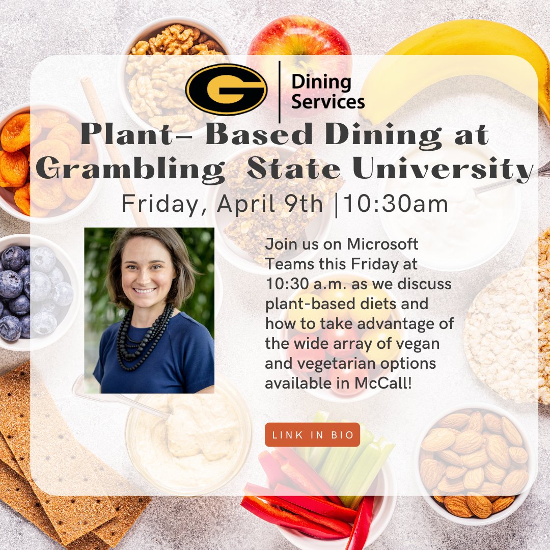 Join us this Friday as our Dietitian Kelsey Rosenbaum discusses how to navigate a plant-based diet on campus and in McCall! The meeting starts at 10:30 a.m.