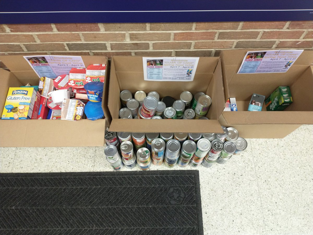 Wow! Great job, Brookside! Clash of Cans Spring Food Drive - Day 1 Update: 189 items! #itsworthit <a href="/BrooksideBcats1/">Brookside Bobcats</a> <a href="/brooksidepta/">Brookside PTA</a> <a href="/wcsdistrict/">Worthington Schools</a>