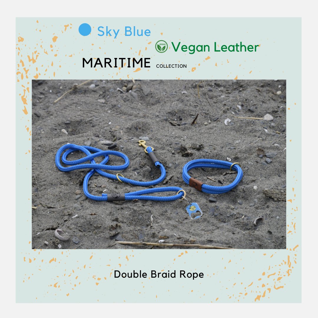 Our Maritime collection is made of high-quality double braided rope. Its beauty, resistance, and strength are the three main outright focus points. 
.
.
.
#Dogs #dogsofboston #dogsofnyc #dogsofchicago #goodboys #doglover #smallbusiness #custom #customleash #dogwalker #leash