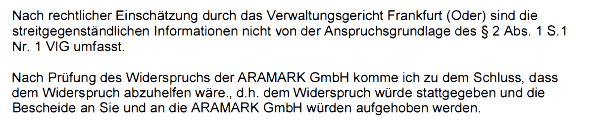 postwendender_R's tweet photo. 1/X #TopfSecret ist über 2 Jahr alt! Die Kampagne von @fragdenstaat & @foodwatch_de hat scheinbar noch nicht alle Gerichte auf den Pfad der Erkenntnis gebracht. Das VG #Frankfurt_Oder missachtet die höchstrichterlichen Urteile des @OVG_BerlinBrandenburg OVG 12 S 17/19+S 25/19 https://t.co/sMWfLVFedA