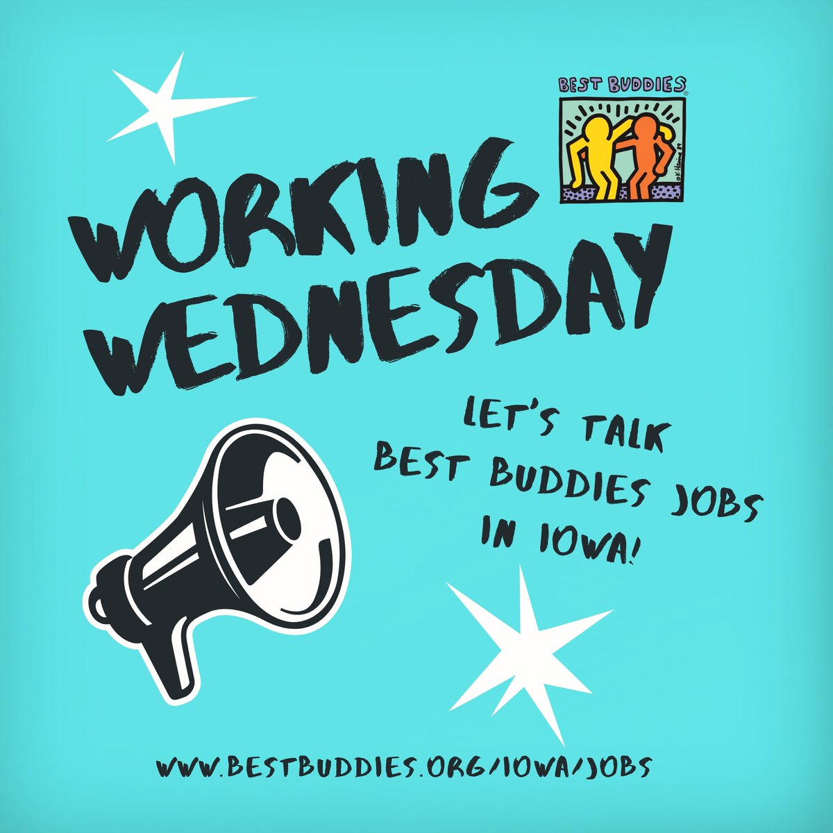 Welcome to Working Wednesday! Best Buddies Iowa is excited to announce a day dedicated to all things JOBS🎉 Tune in weekly as we provide information, testimonials, and opportunities for all to learn more about our Jobs program!