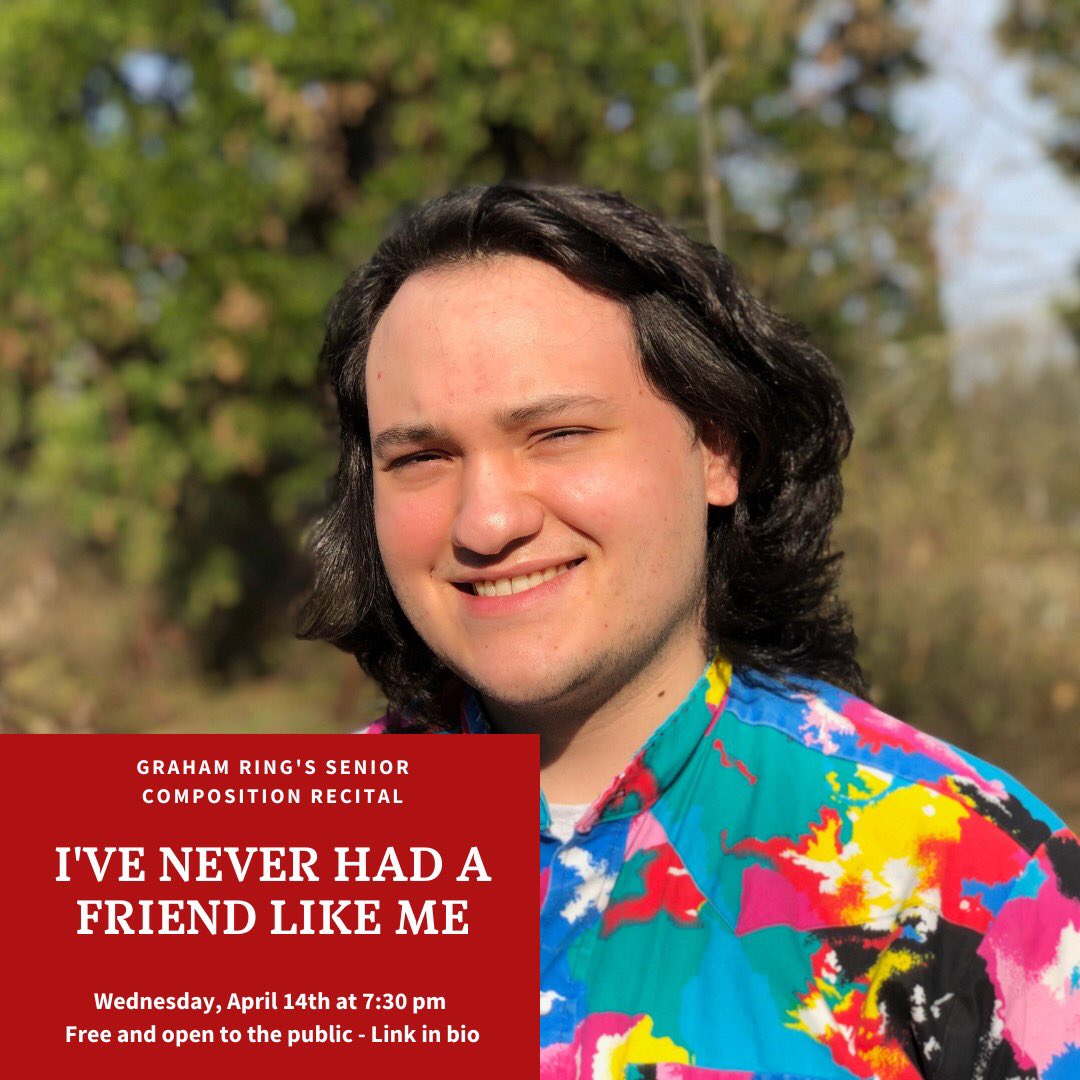 Gentop's tweet image. Hey everyone! Been awhile since I’ve been on Twitter. My senior recital is next week and is free and open to the public. Streaming on YouTube 4/14 at 7:30 PST. Video will also be available afterwards!