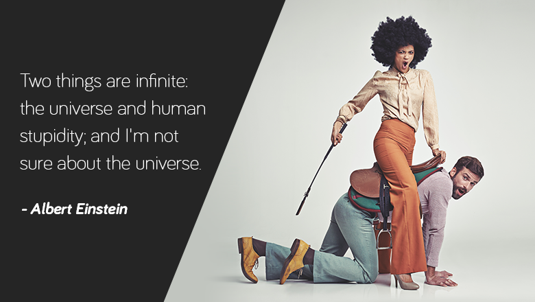 parallelus's tweet photo. Two things are infinite: the universe and human stupidity; and I'm not sure about the universe. - Albert Einstein https://t.co/1sR6TSYlUD