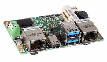 DFI's ALF51 is a tiny, 1.8-inch form-factor SBC based on Intel Atom E3900 Series SoCs, along with up to 4GB RAM and 64GB eMMC. Interfaces include GbE, USB 3.1, Mini DP, SMBus, mini-PCIe, and more. hackerboards.com/boards/alf51/