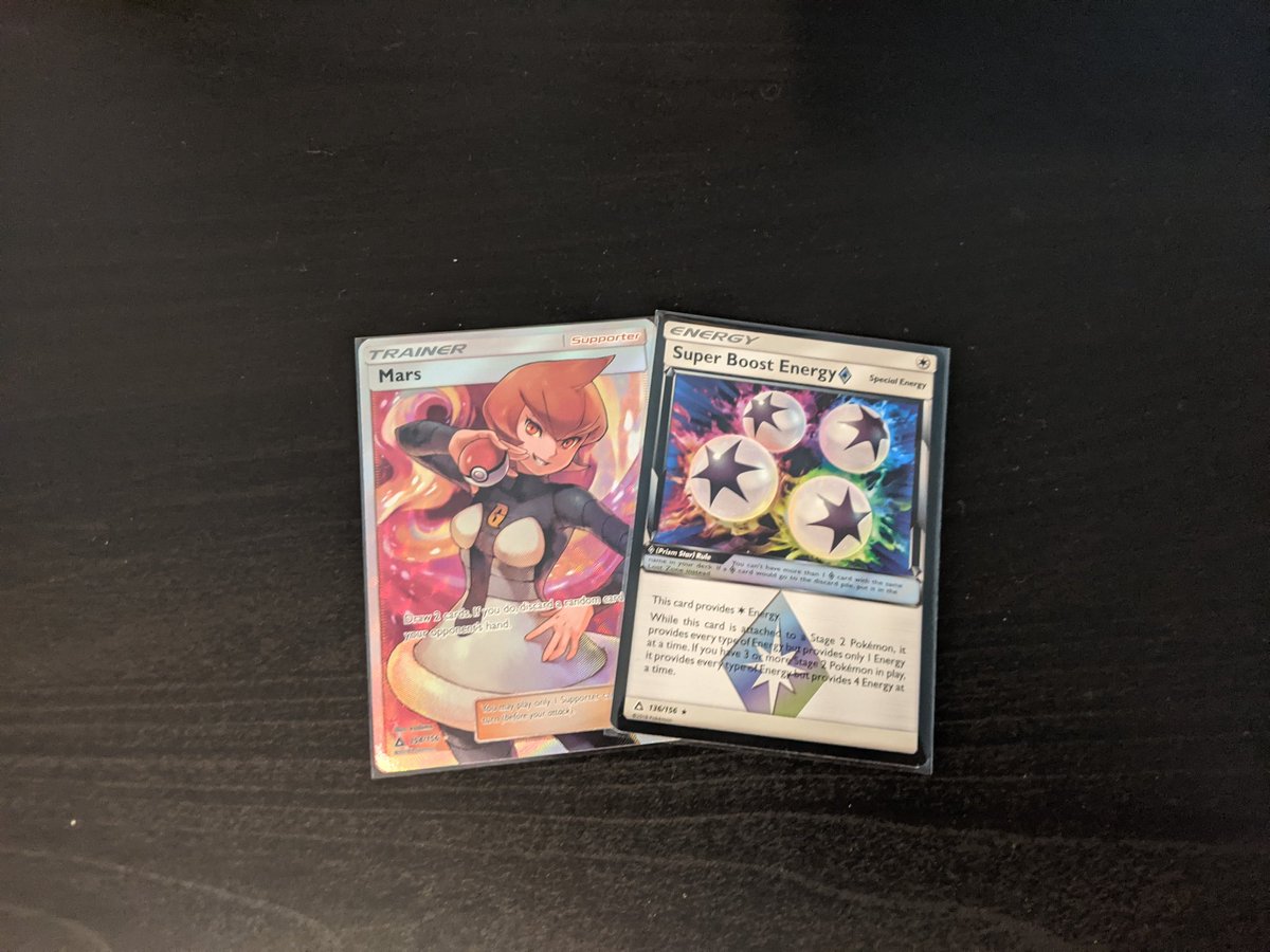 awaybeats's tweet image. Bought one of the walgreens mystery boosters and pulled this 😂 pack opening this Friday at 7:30EST. Only opened it because it was an ultra prism which wasn't one of the chase packs. Of course i would hit this shit. @Daedra off stream magic am I right? #bigpulls