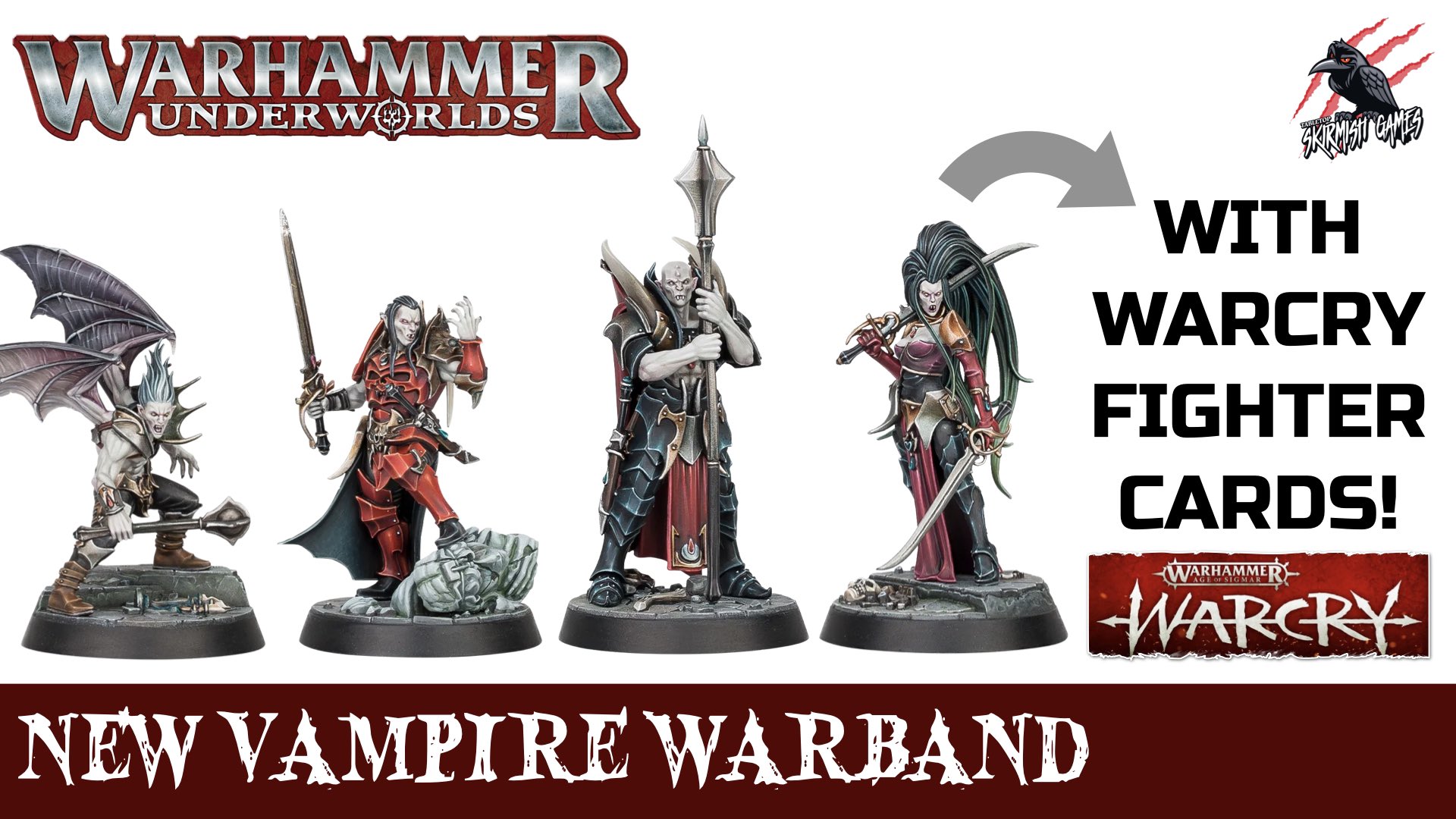 تويتر \ Tabletop Skirmish Games على تويتر: "Warhammer Underworlds Vampire Warband With Warcry Fighter Cards - Use them for #warhammer #warcry #underworlds ... https://t.co/UPCj1H3GiH https://t.co/JKeaIGWMKl"
