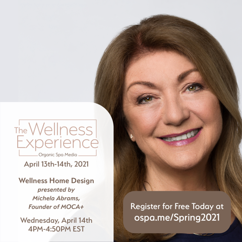 Designing for Wellness:  Inside and Out.  Join Michela for an image-rich hour of insights and examples of "good design" for living our best healthy lives. 

Register at: ospa.me/Spring2021