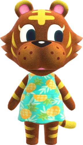 bangle - so not gonna lie, i thought bangle was new to this game because i NEVER knew about her until she appeared on my sister's island this game. but now she's a villager id LOVE on my island i honestly think she's really adorable and her name is so cute too. we love bangle