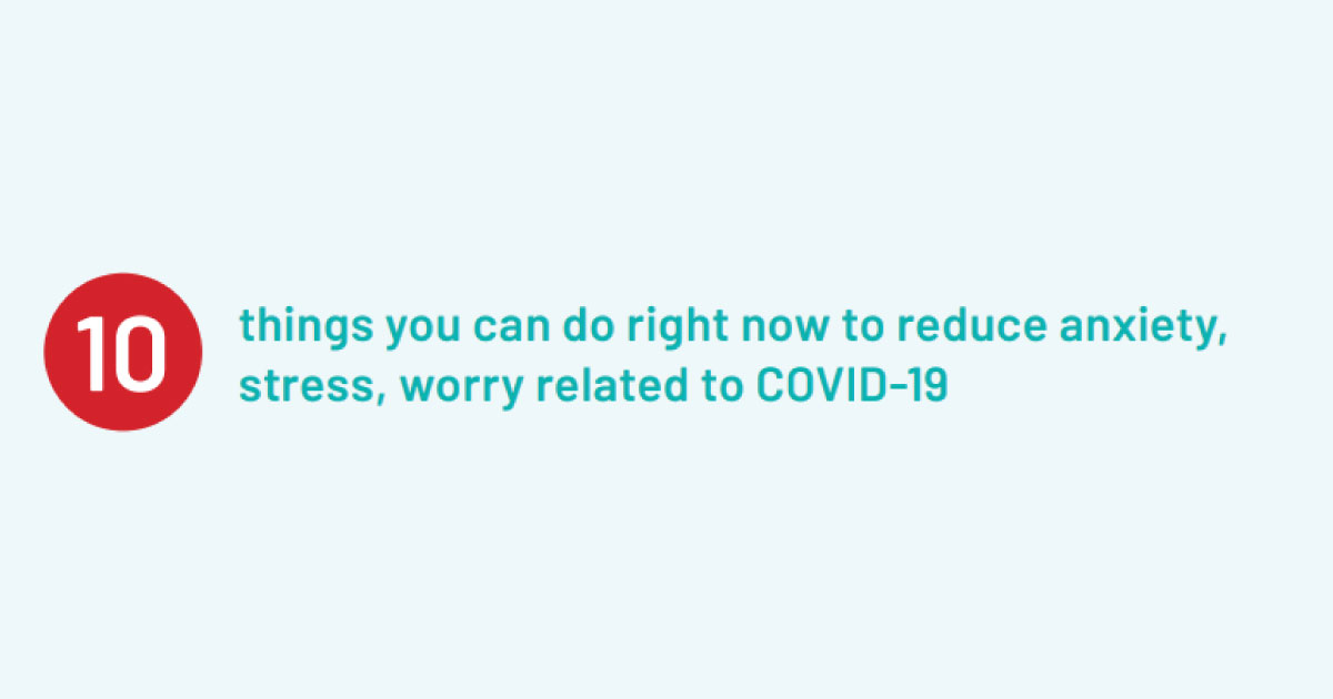 While the #stayathomeorder is necessary to maintain physical health, it will no doubt be hard on everyone’s mental health. Try some of these simple tools to manage stress and anxiety: bit.ly/3t1ws7r
