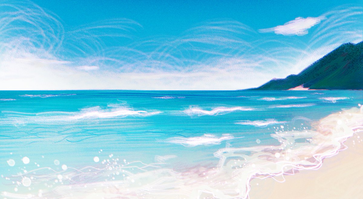 jbernadetteART's tweet image. #PleinAirpril Day 7! Had a dig though my old travel photos of Zakynthos for a nice beach throwback ✨