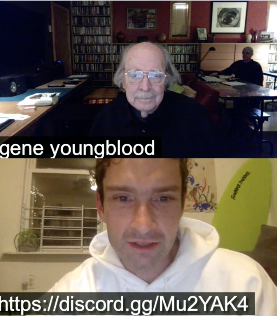 We are deeply saddened to hear that Gene Youngblood, author of 'Expanded Cinema,' has passed away. Here are Gene's six steps for "seceding from the Broadcast," and his conversation with us from last year:
vimeo.com/516320501