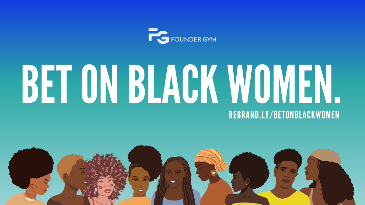 foundergym's tweet image. 🚨 BREAKING NEWS 🚨

Founder Gym has trained the MOST Black women to raise $1 million 💰

Now we're launching a NEW Black Women Cohort to train even more 💁🏾‍♀️💁🏿‍♀️💁🏽‍♀️

Read our CEO's announcement here: Rebrand.ly/BetOnBlackWomen

#FounderGym #BetOnBlackWomen