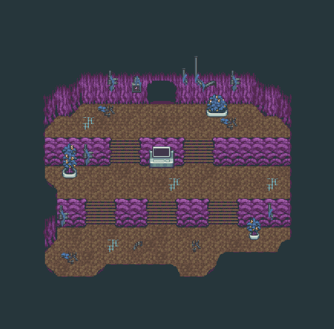 hallwaygamesdev's tweet photo. I'm trying to go for a man-made, electronic/industrial tree look, but my creative juices aren't flowing. Any suggestions? How is this looking?
#gamedev #pixelart #art #feedback #turnbased #earthbound #rpg #indie #gamers #gamersunite #jrpg #snes #timefantasy #retro #retrogames https://t.co/nCNpnvl2fc