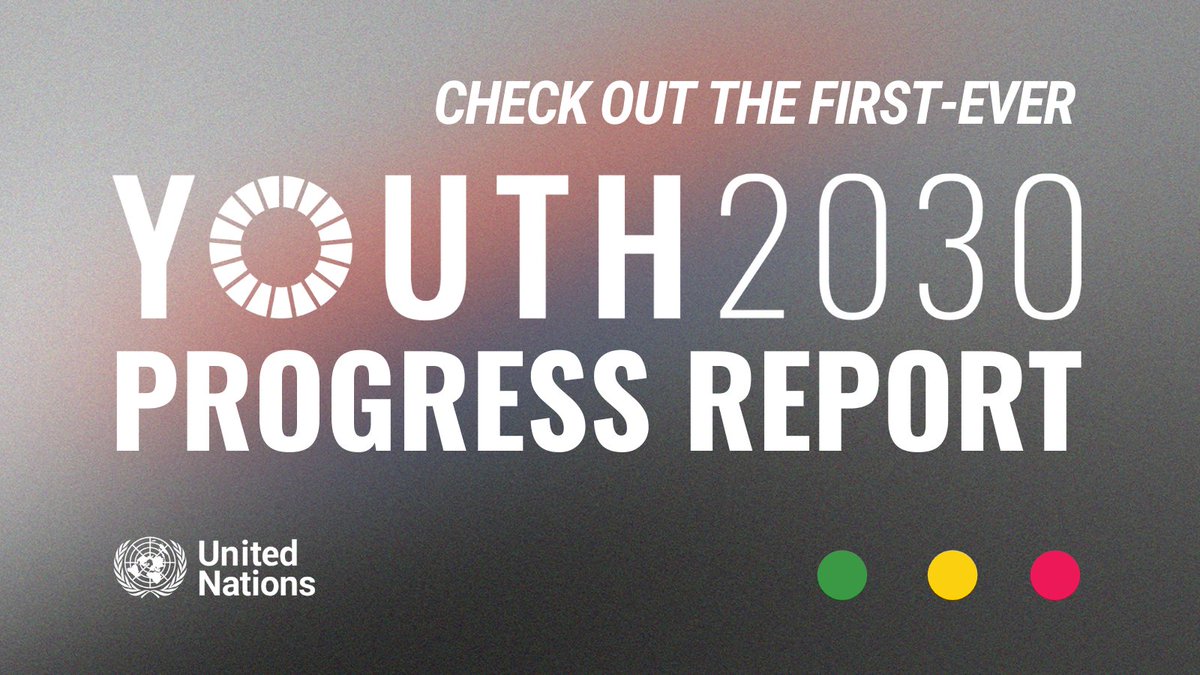 SpainUN's tweet photo. El 1⃣er #InformeDeProgreso de la estrategia #Youth2030 se ha presentado hoy en el Foro de la Juventud de @UNECOSOC.
🙋♀️🙋♂️ Descubre cómo @ONU_es 🇺🇳 trabaja con y para los jóvenes, con el fin de alcanzar los #ObjetivosMundiales.
📄👉https://t.co/m0I2H235WG
#GlobalGoals #YouthLead https://t.co/3I0GgeVKOq