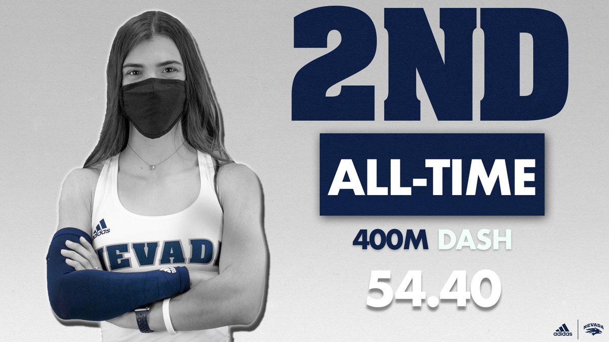 Are we even surprised? 

Emily Costello has moved up to 2nd all-time at Nevada in the 400m dash with a time of 54.40!

#BattleBorn