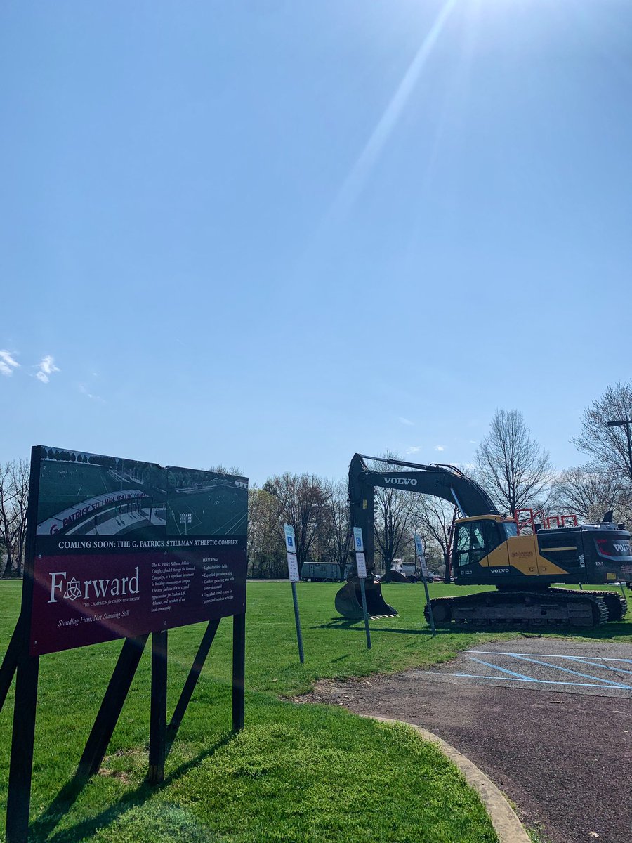 Big machines on campus = BIG news!
We are just days away from officially breaking ground on the Stillman Athletic Complex! As crews begin to set the project perimeter, all athletic and intramural fields are now CLOSED for student use. 
Follow along for project updates! #GOCAIRN