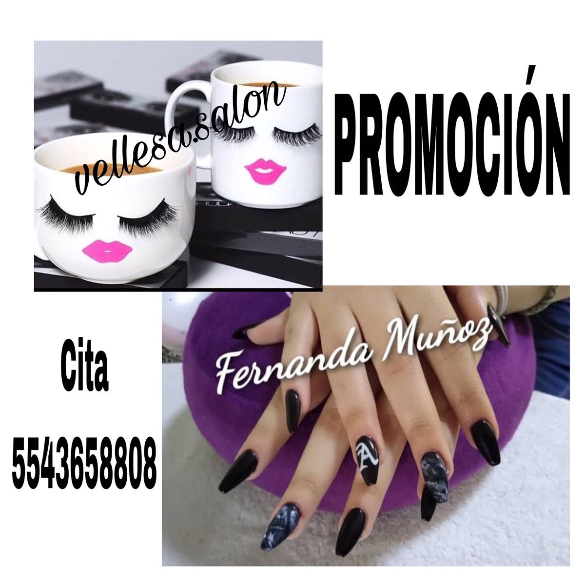 vellesasalon's tweet photo. En tu visita de extensión de pestañas, tu aplicación de COLOR GEL ( uña natural ) a $ 210.00 si traes una invitada, 2 COLOR GEL x  $ 350.00 https://t.co/4ahQF7wcT1