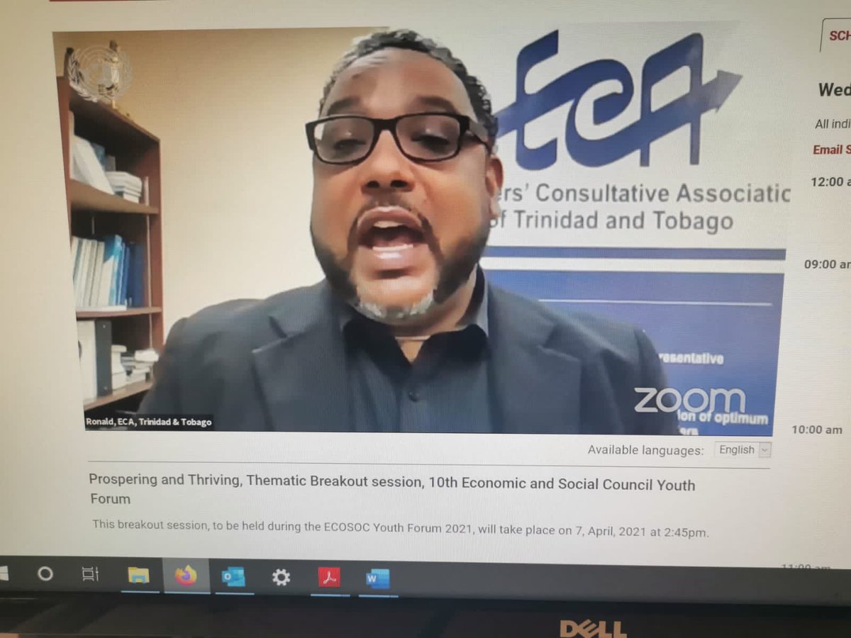 .<a href="/TdadRR17/">TdadRR17</a> Ronald Ramlogan ends his inspiring remarks with a famous quote ‘We cannot build a future for the youth, but we can build our youth for the future’. Enabling environment for business and entrepreneurship is key. <a href="/ECATrinidad/">ECATT</a> <a href="/ioevoice/">IOE</a>