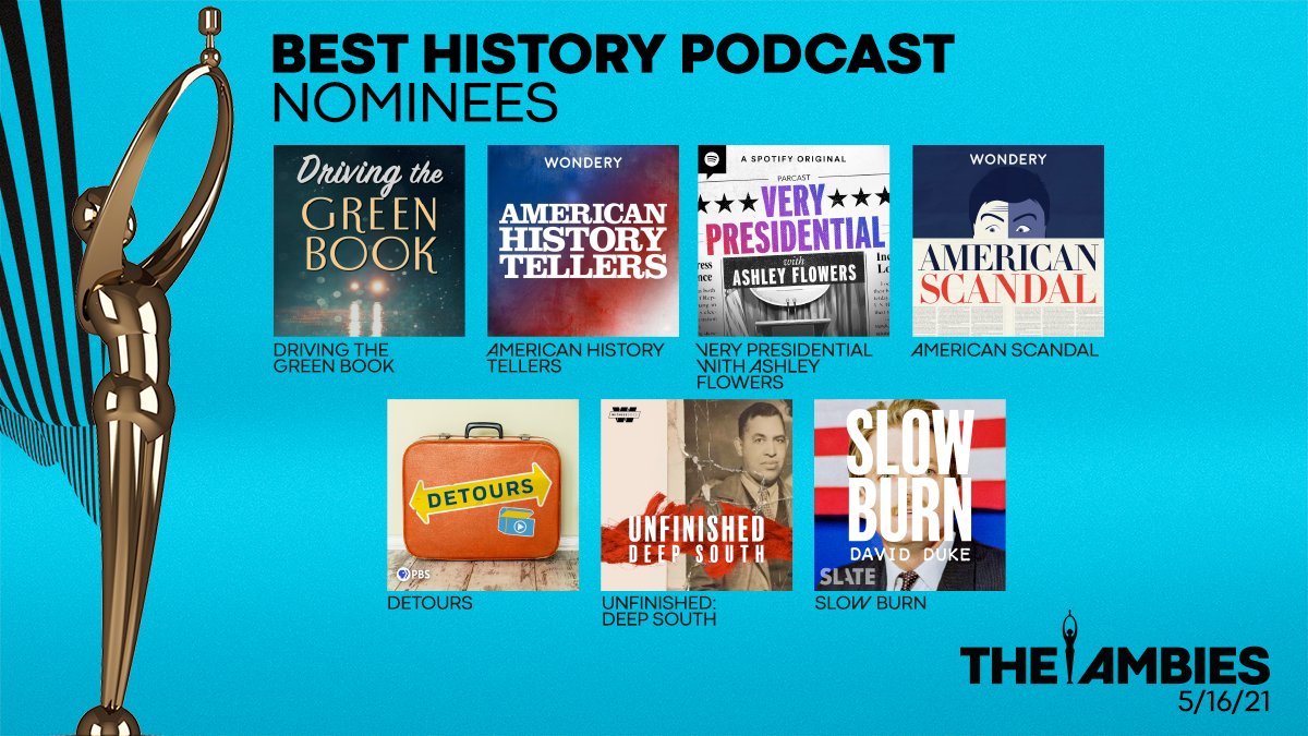 The Ambies are open! <a href="/podcastacademy/">The Podcast Academy</a> members, please consider voting for us for Best History Podcast.

Driving the Green Book honors the legacies of those who lived through segregation and Jim Crow, uplifted each other, and fought for equality. ambies.com