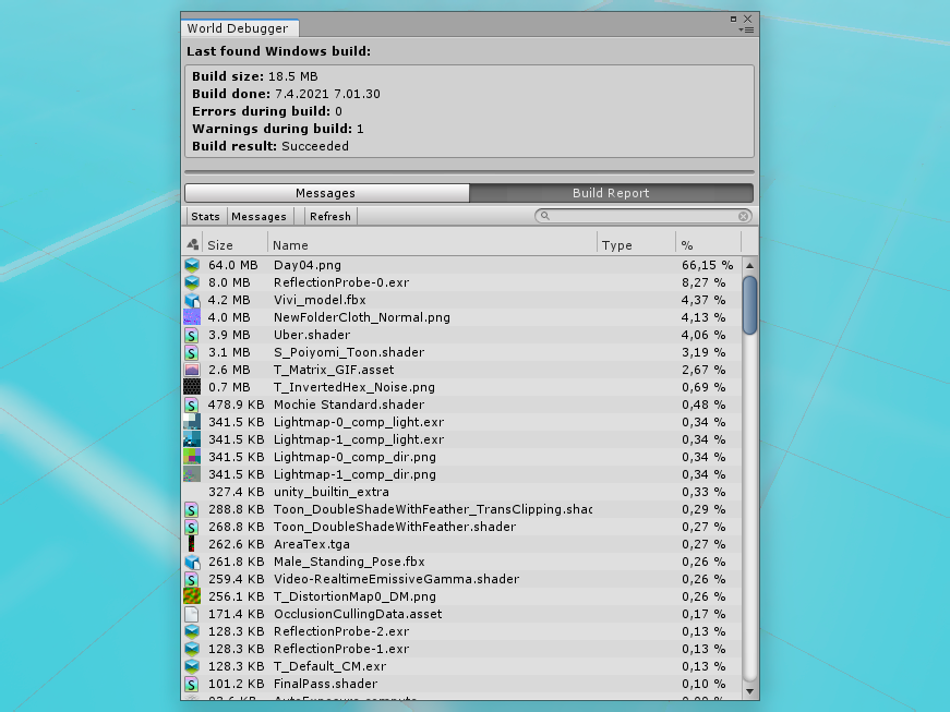 oneVRdev's tweet image. VRWorld Toolkit V1.11.0 is out now!

Brand new release of my extension aimed at #VRChat world creation. Contains a lot of under the hood and UI improvements and some new nice features such as a tool to quickly crunch compress all textures in your scene.

github.com/oneVR/VRWorldT…