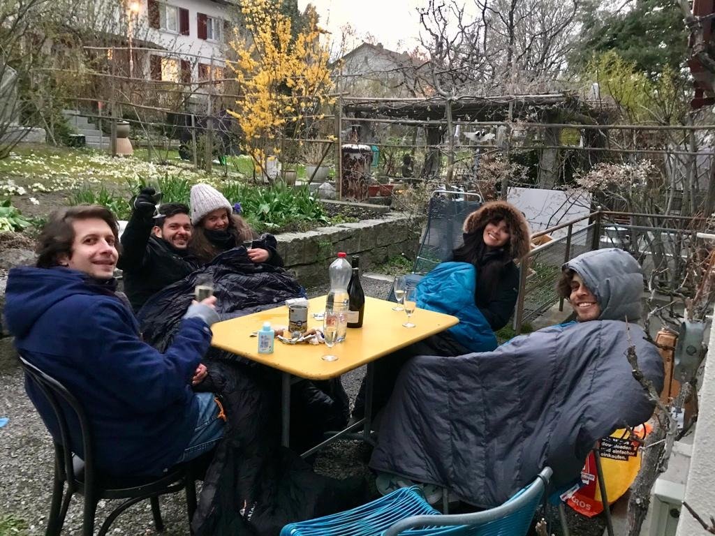 If it is snowing in april and the beginning of the third covid wave, but things are just too good not to be celebrated. <a href="/BspLab/">BSP lab</a>  #gardenwarming