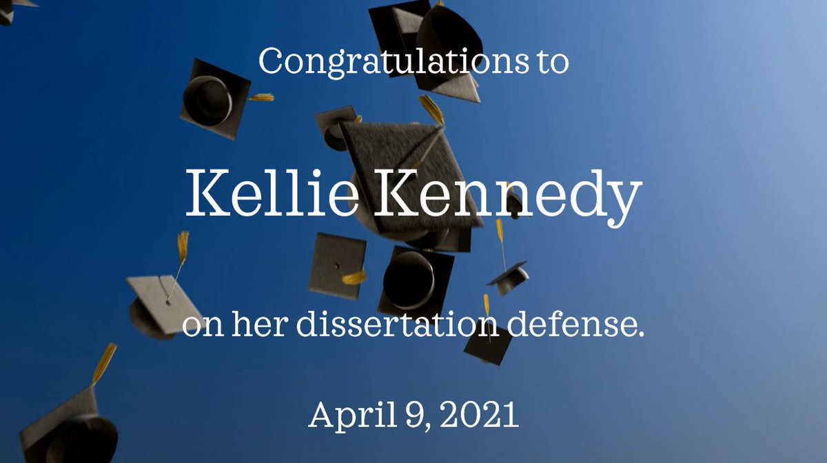 Congratulations, Dr. Kennedy 🎓