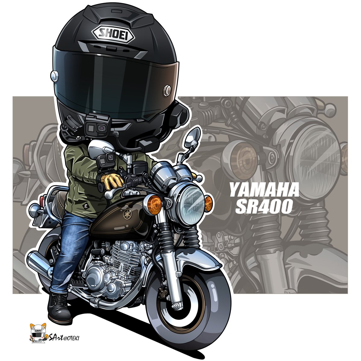 Srとセローのイラスト Ysp横浜戸塚様からの依頼で描かせて頂きました 樗木 柴太郎 Sartのイラスト Srとセローのイラスト Ysp横浜戸塚様からの依頼で描かせて頂きました 樗木 柴太郎 Sartのイラスト