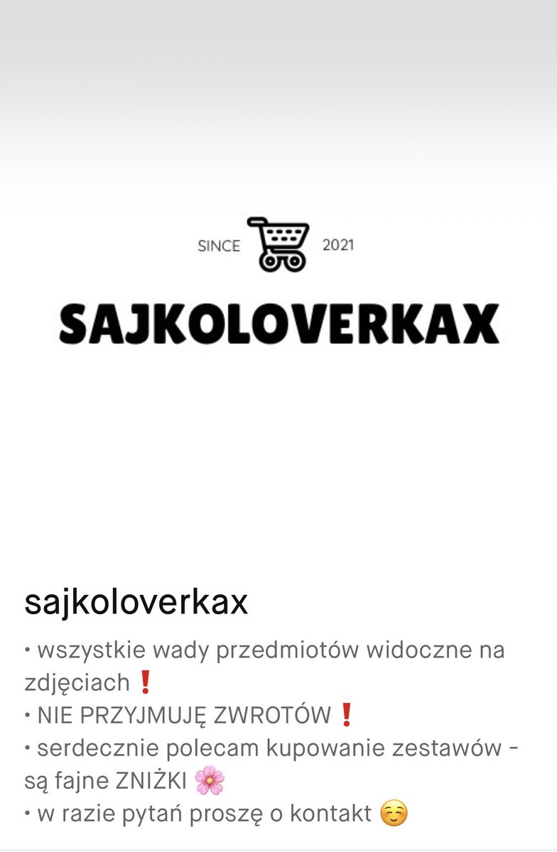 OhMyGreeneBone's tweet photo. Zapraszam na mój Vinted!
https://t.co/zOyuES1MFG
#mojcrush #mojacrush #matura2023 #mojadziewczyna #mojchlopak #mojchłopak #mójchłopak #nocprawd #tweetmekurwa #tweetme https://t.co/dRdm000PSF