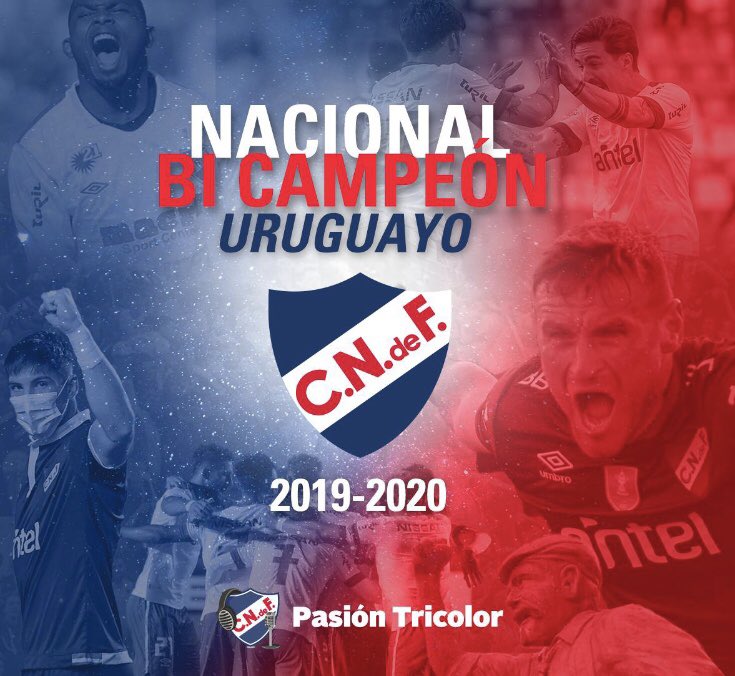 Nacional no ma!!! Salud bicampeón 🏆 Salu tricolores🔴🔵⚪️