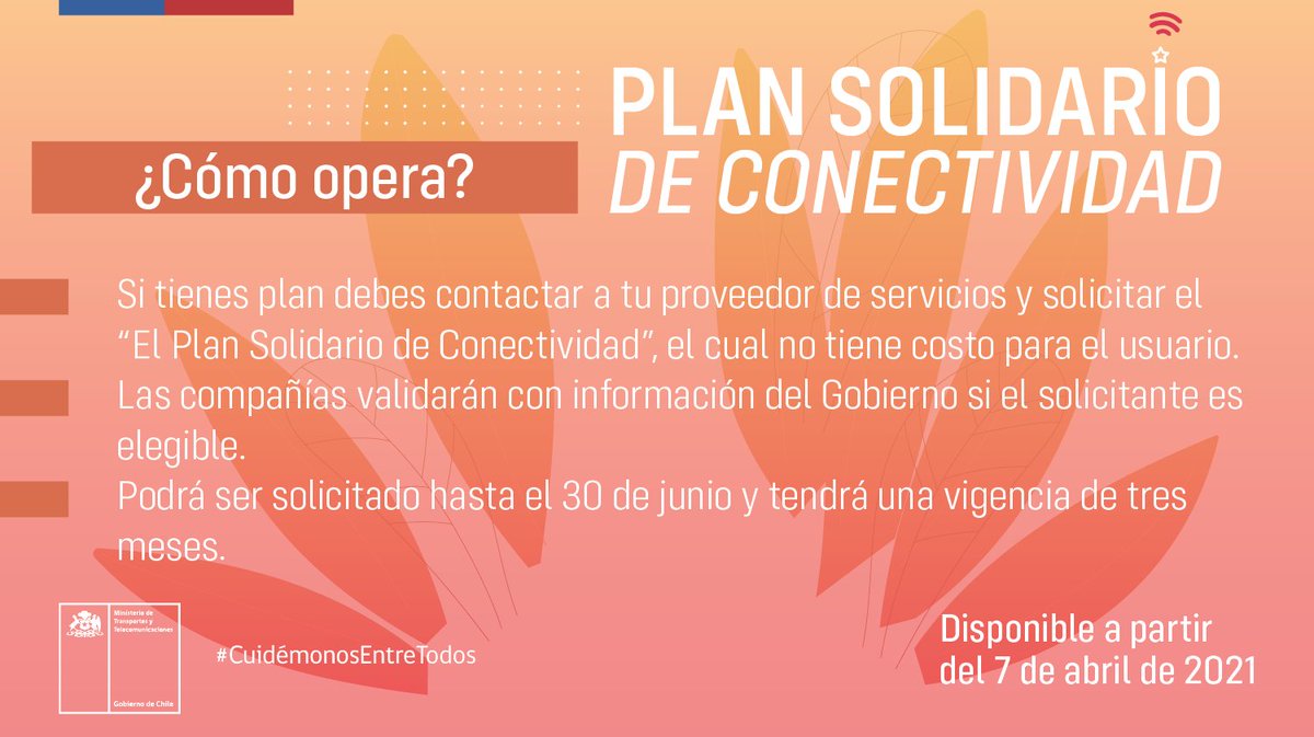 MTTCoquimbo's tweet image. La pandemia ha demostrado que las telecomunicaciones son fundamentales, por eso hoy tenemos buenas noticias 👏. Se reactivó el #PlanSolidarioDeConectividad para aquellas personas que estén dentro del 60% de los hogares con menos ingresos.
Más info acá ➡️ subtel.gob.cl/mtt-y-empresas…