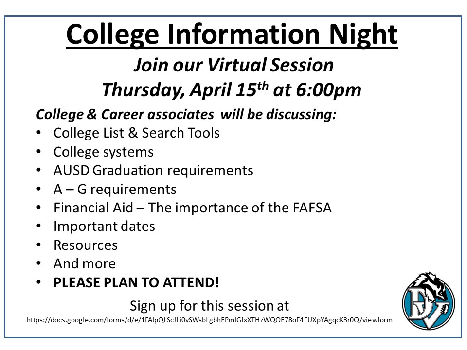 DVHS Counselors tweet media