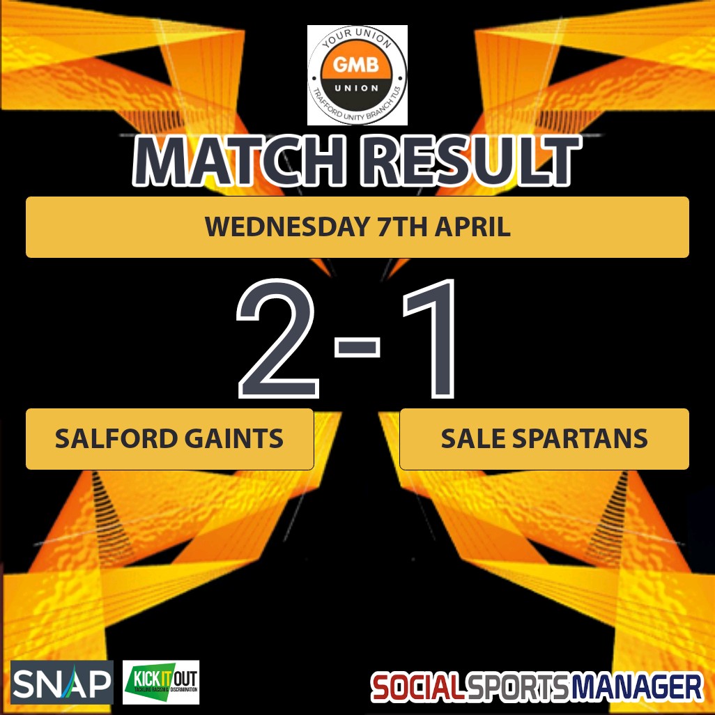 Spartan 1sts went down to a hungry Salford. Spartans controlled large parts of the game only to come up against a fast front two. A very contentious penalty saw the game go to Salford well done @FcGaints all the best in the next round 👏