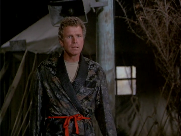 Happy birthday to Wayne Rogers, who blessedly spent a good deal of time in this lovely robe on MASH. 