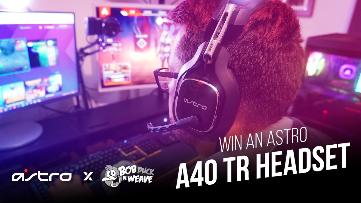 BobDuckNWeave's tweet image. Thanks to my awesome partnership with @ASTROGamingUK we are able to give away cool stuff every month, this month you could:

Win an ASTRO A40 TR Headset!

❤️ + RT

Enter here via @PLAYRgg: playr.gg/BobDuckNWeave/…

#ASTROfamily