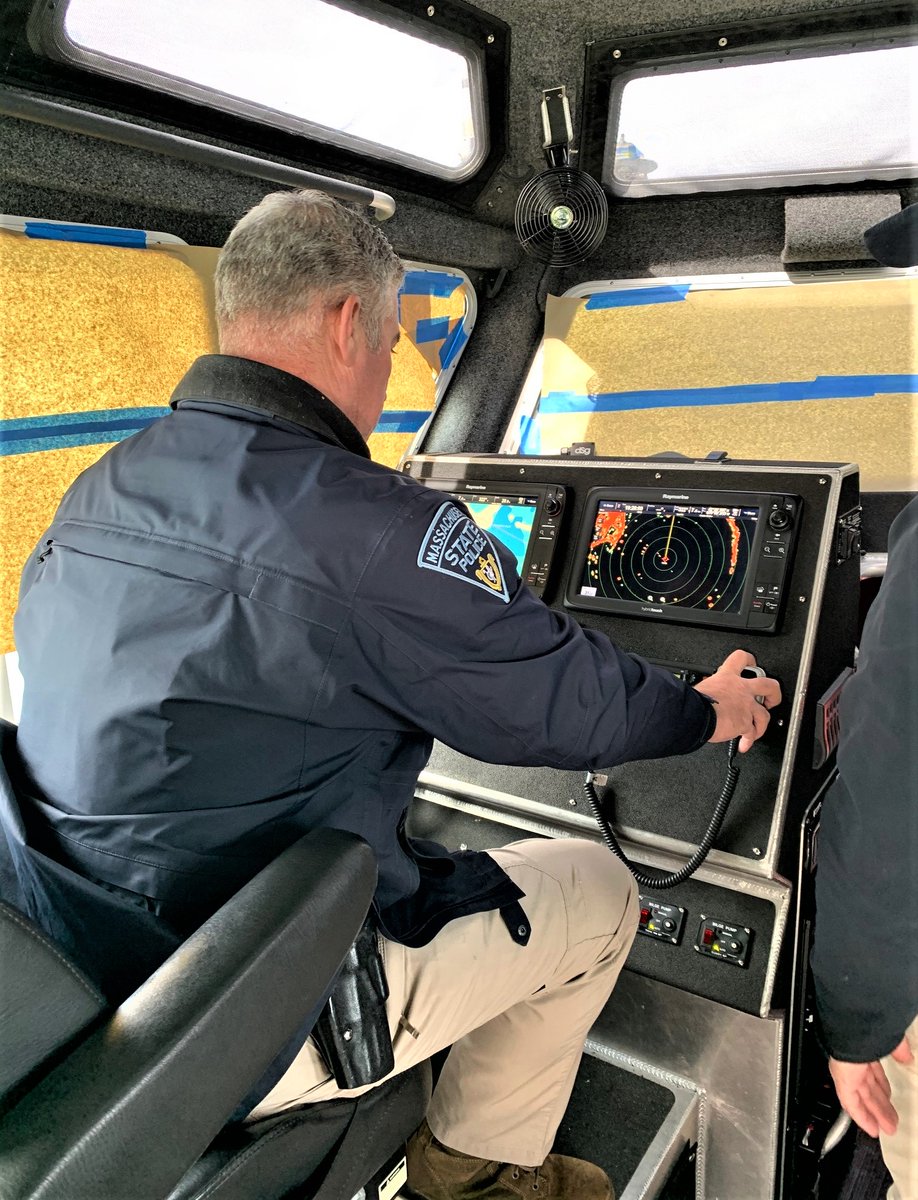 MassStatePolice's tweet photo. This week members of the Marine Unit conducted in-depth training for the operation of vessels in zero visibility conditions. This training prepares the members to expeditiously respond to emergencies on the water in any condition, when seconds can matter
https://t.co/6hL8FmpnMT https://t.co/otulmK6COt